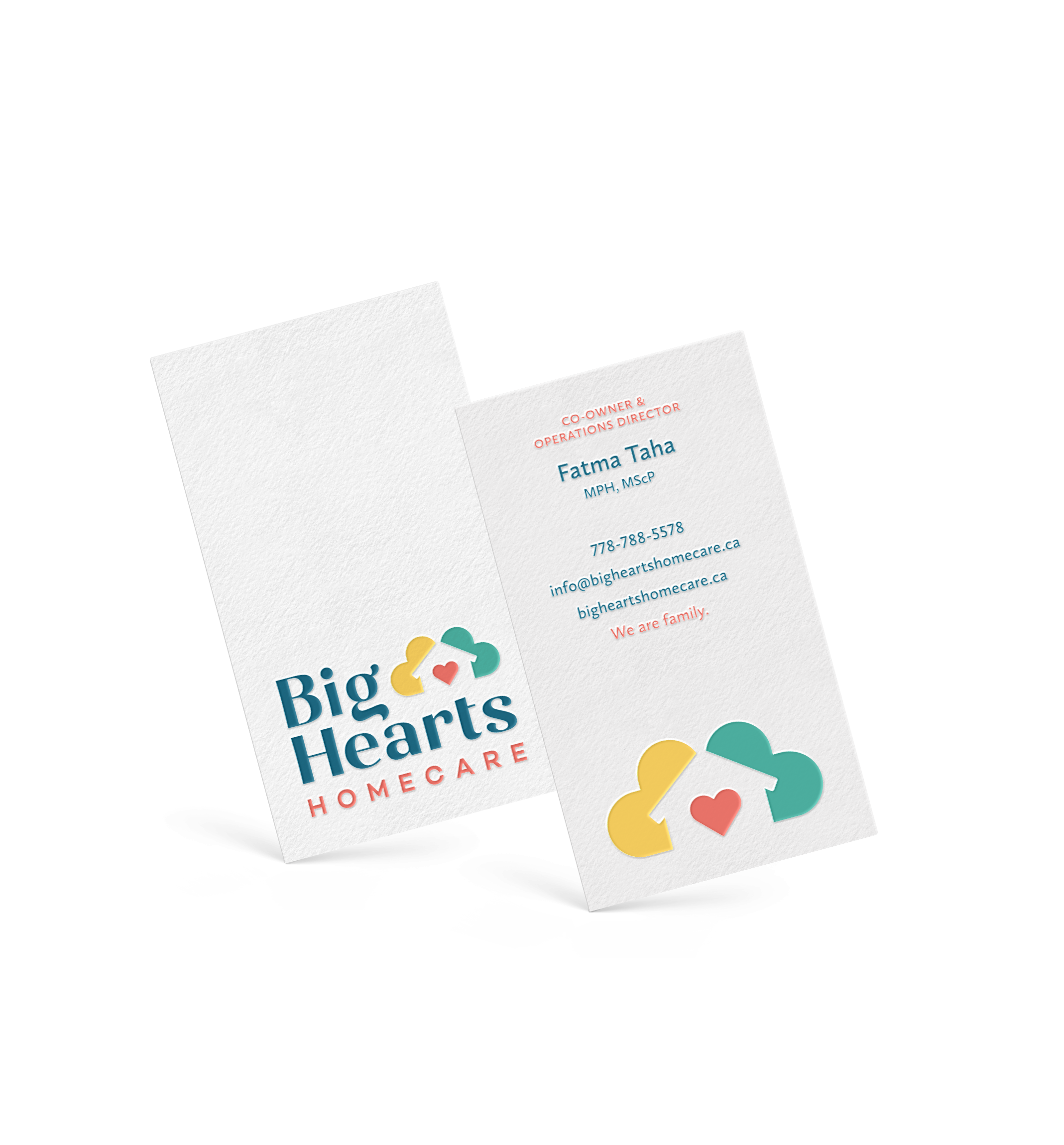 Big Heart Homecard Business Cards